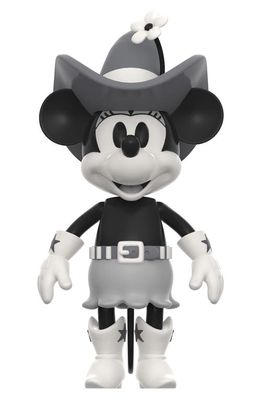 SUPER7 x Disney Mickey & Friends Vintage Collection Cowgirl Minnie ReAction Figure in Black Multi