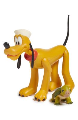 SUPER7 x Disney Mickey & Friends Vintage Collection Pluto Canine Patrol ReAction Figure in Black Multi