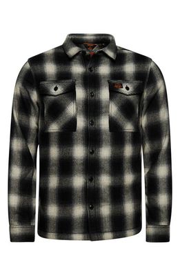 Superdry Miller Overshirt in Onyx Check