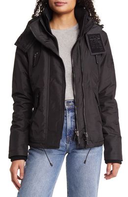 Superdry Mountain Windcheater Water Resistant Jacket in Black