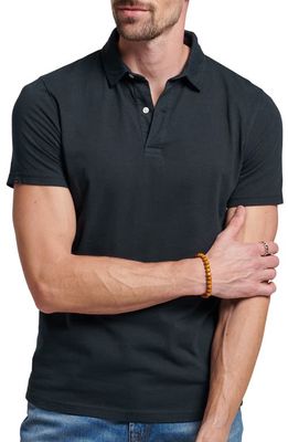 Superdry Studios Solid Polo in Eclipse Navy