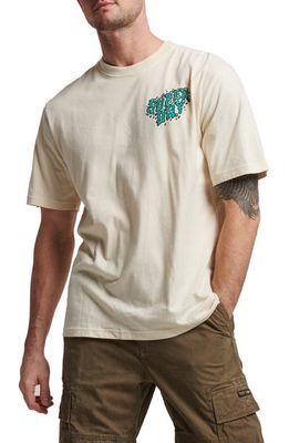 Superdry Vintage Creatures Graphic T-Shirt in Oatmeal