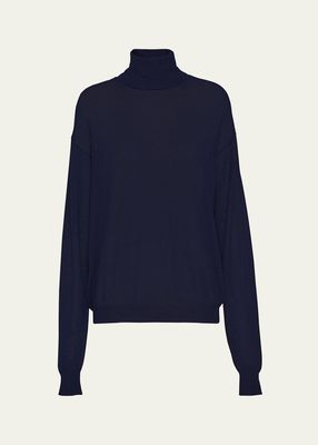 Superfine Cashmere Turtleneck Sweater
