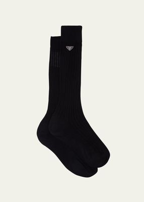 Superfine Ribbed Socks