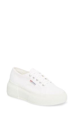 Superga 2287 Cotu Platform Sneaker in White