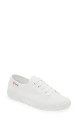 Superga 2725 Nude Low Top Sneaker in White Nude