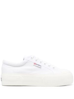 Superga flatform low-top sneakers - White