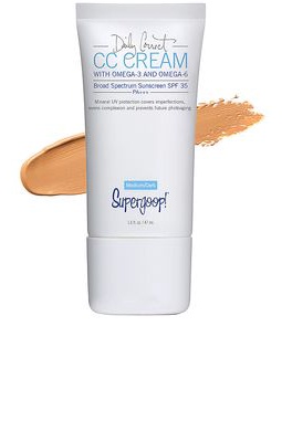 Supergoop Daily Correct CC Cream Medium Dark SPF 35.