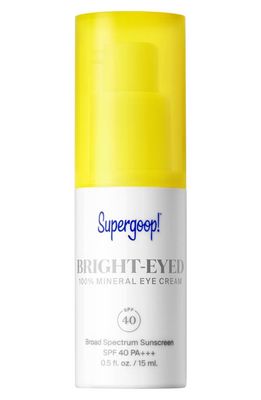 Supergoop! Supergoop! Bright-Eyed Mineral Eye Cream Broad Spectrum SPF 40 Sunscreen