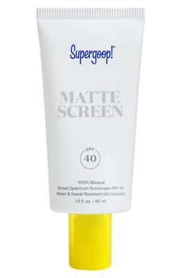 Supergoop! Supergoop! Smooth & Poreless 100% Mineral Matte Screen Sunscreen SPF 40