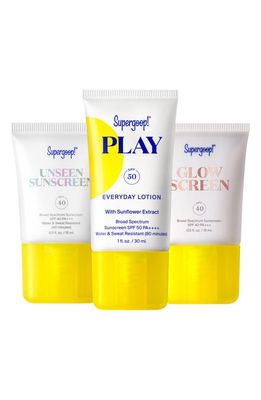 Supergoop! Supergoop! SPF Bestsellers Sunscreen & Lotion Starter Set