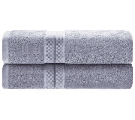 Superior 2- Piece Absorbent Rayon from Bamboo B th Towel Set