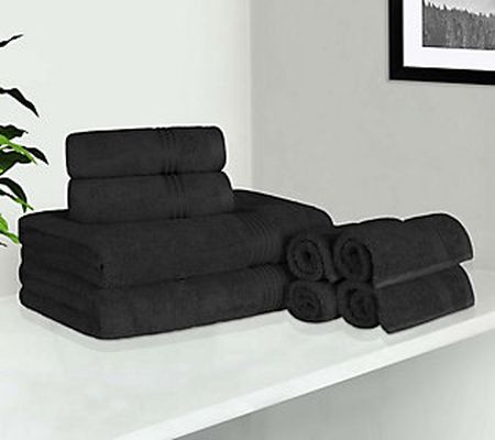 Superior Egyptian Cotton Absorbent Solid 8-Piec e Towel Set