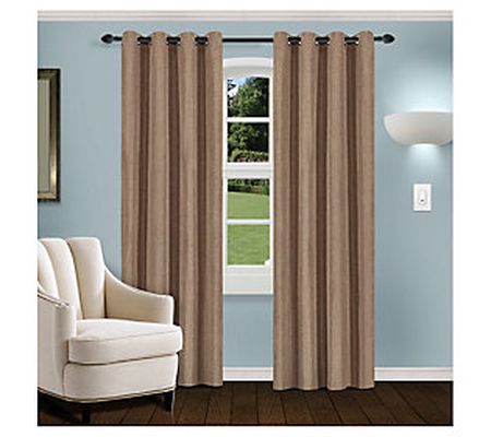 Superior Linen Insulated Blackout Grommet Curta in, 52"x108"