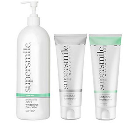 Supersmile Extra White 32-oz Pre-Rinse & Toothpaste Set