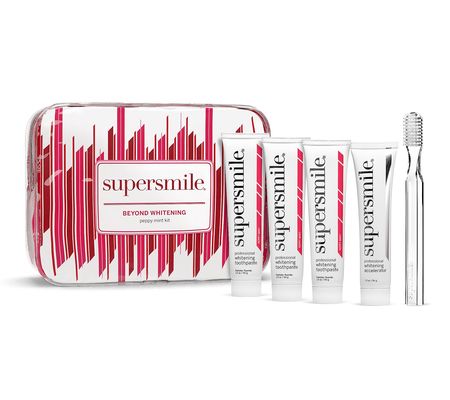 Supersmile Teeth Whitening Holiday 5-Pc Set w/Cosmetic Bag