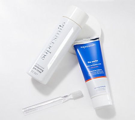 Supersmile The Works Teeth Whitening Toothpaste & Pre-Rinse