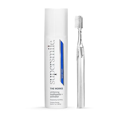 Supersmile The Works Toothpaste Pump & Toothbrush