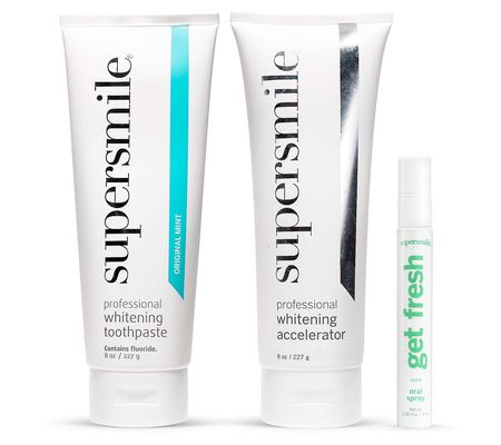 Supersmile Whitening Toothpaste, Accelerator & Breath Spray