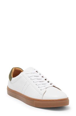 Supply Lab Chris Sneaker in White/Green/Gum Sole