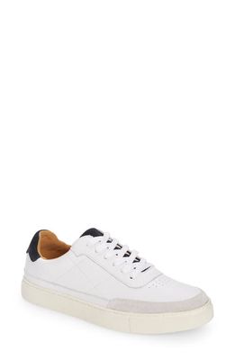 Supply Lab Dia Quilted Sneaker in White/Navy