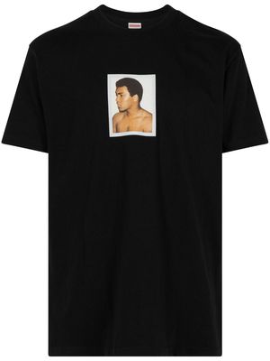 Supreme Ali/Warhol photograph-print T-shirt - Black