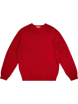 Supreme Back Logo knitted jumper - Red
