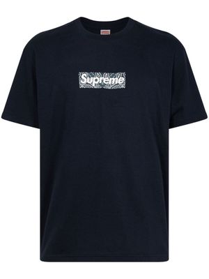 Supreme bandana box logo T-shirt - Blue