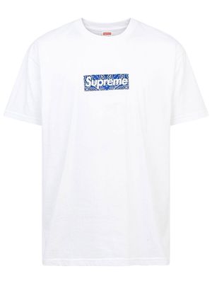Supreme bandana box logo T-shirt - White
