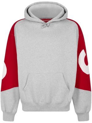 Supreme Big Logo-jacquard hoodie - Grey