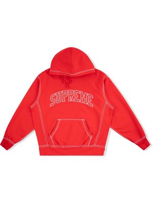 Supreme Big Stitch hoodie "FW 20" - Red
