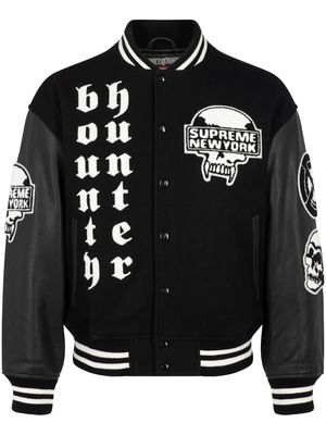 Supreme Bounty Hunter "Black" varsity jacket