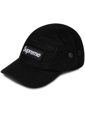Supreme box logo camp cap - Black