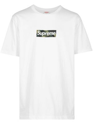 Supreme box logo cotton T-shirt - White