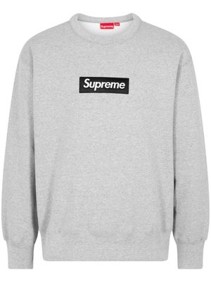 Supreme box logo crew-neck sweatshirt - Grey