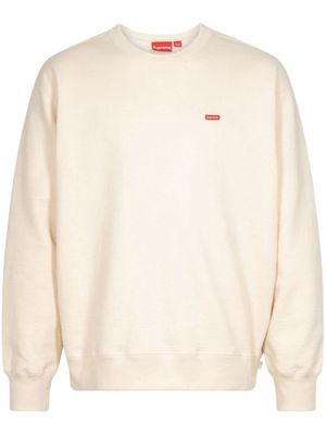 Supreme box-logo crewneck seatshirt - Neutrals