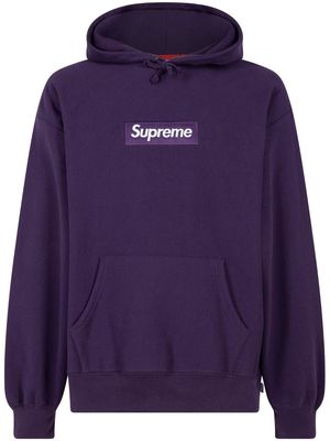 Supreme Box Logo "FW 23" cotton hoodie - Purple