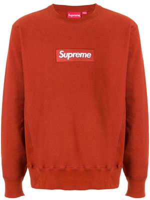 Supreme box logo sweatshirt - Red
