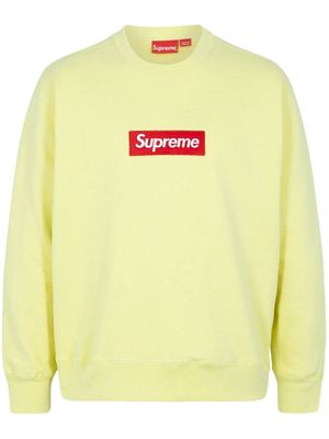 Supreme box logo sweatshirt - Yellow