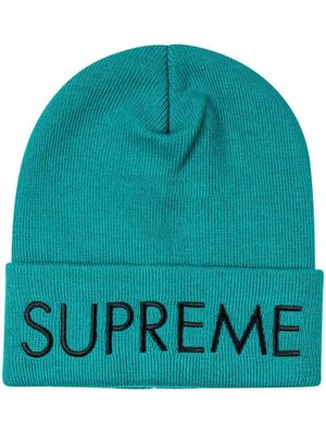 Supreme Capital logo-embroidered beanie - Blue