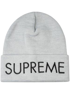 Supreme Capital logo-embroidered beanie - Grey