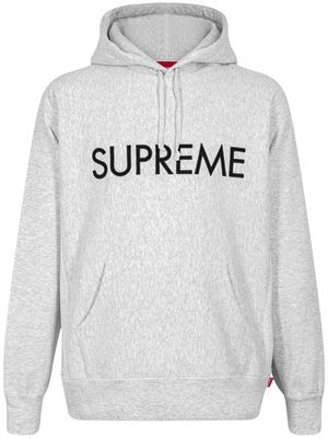 Supreme Capital long-sleeve hoodie - Grey