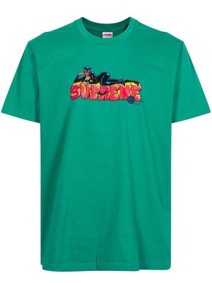 Supreme Catwoman logo-print T-shirt - Green