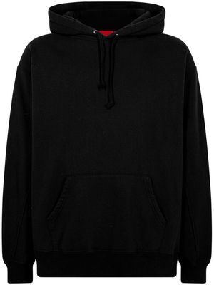 Supreme cropped panels hoodie - Black