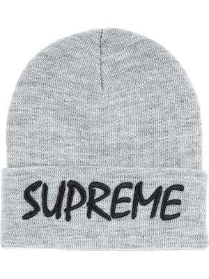 Supreme FTP logo beanie - Grey