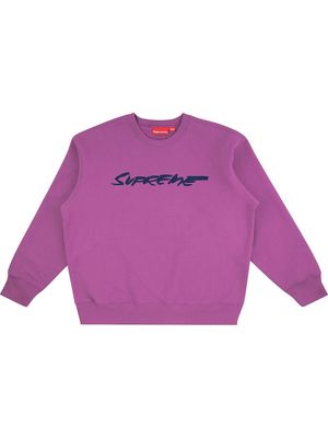 Supreme Futura-logo crew-neck sweatshirt "FW 20" - Purple