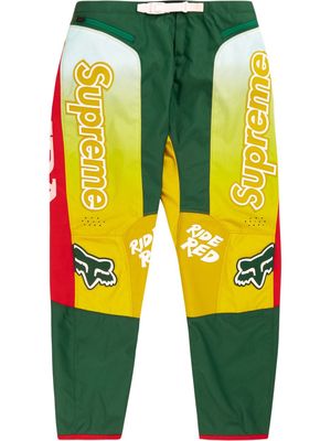 Supreme Honda Fox Racing track pants - Yellow