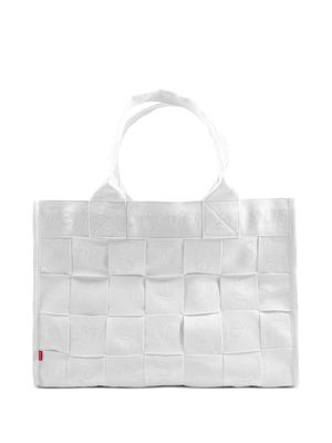 Supreme large woven tote bag - White