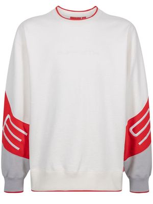 Supreme logo-embroidered Stretch sweatshirt - White