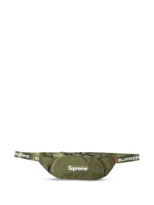 Supreme logo-patch small belt bag - Green